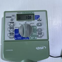 Orbit WaterMaster 6 Station Dual Program Sprinkler Timer Controller 57196