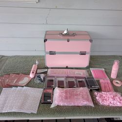 Eyelash makeup kit with Organizer Travel Vanity 
