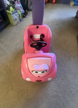 Pink push cart