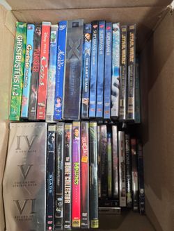 Large DVD Movie Collection Lot - Action, Sci-Fi, Animation