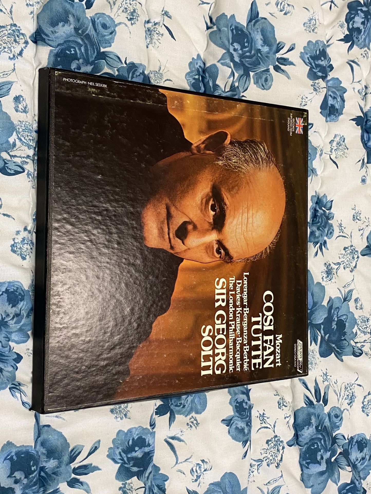 Mozart COSI FAN TUTTE Lorengar Berganza-Berbie Davies Krause Bacquier The London Phillharmonic SIR GEORG SOLIT