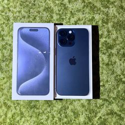 iPhone 15 Pro Max | 256GB | Blue Titanium | Factory Unlocked