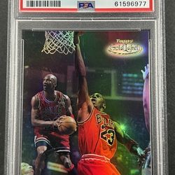 1998-99 Topps Gold Label - Michael Jordan #GL1 Chicago Bulls - Class 1 PSA 8