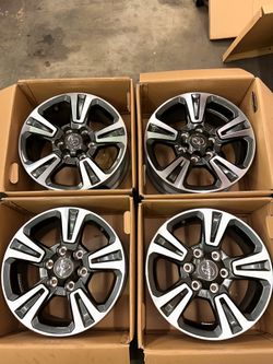 2018 Toyota Tacoma TRD sport factory rims