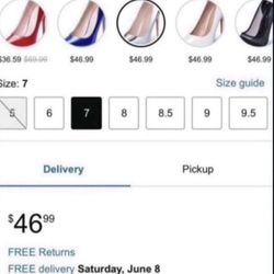 Silver high heels $20 never used size 7. 