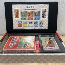 Pokemon Pokémon Stamp Box NO STAMPS Card Game Japan Post Beauty Back Moon gun Promo Set