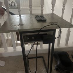 Expandable Table With Charging Outlet 