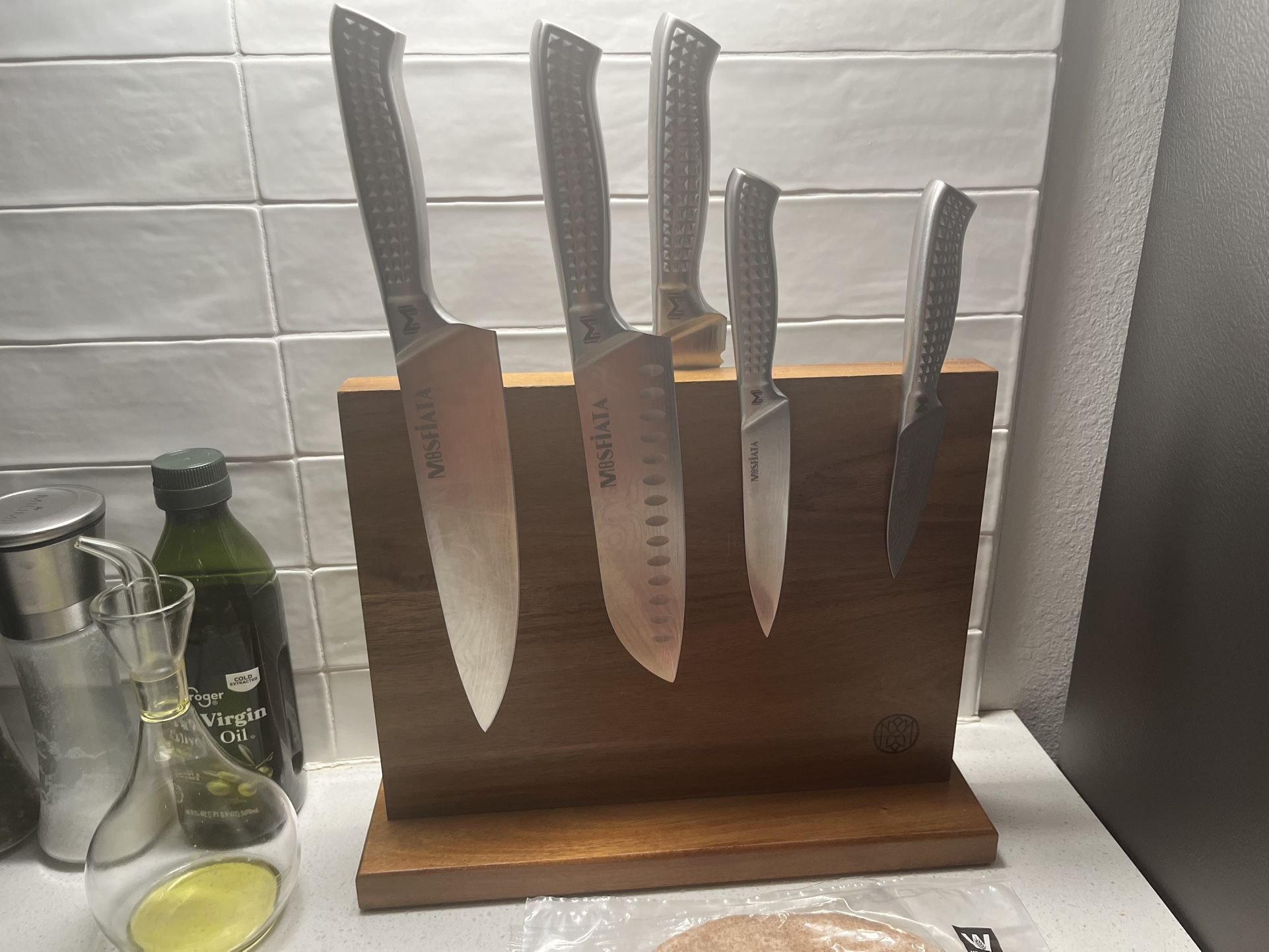 5 Peace Knife Set W Board