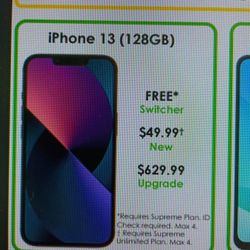 Cricket Wireless iPhone 13 Promotions Niles