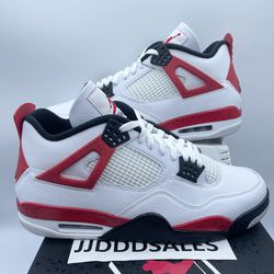 Nike Air Jordan 4 Retro Red Cement DH6927-161 Men's Size 13