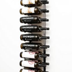 Brushed Nickel Wine Rack