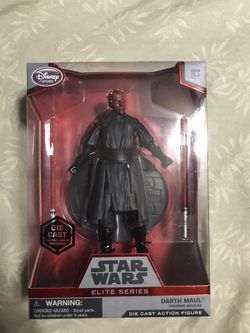 Disney Store STAR WARS Elite Series DARTH MAUL Die-Cast Figure