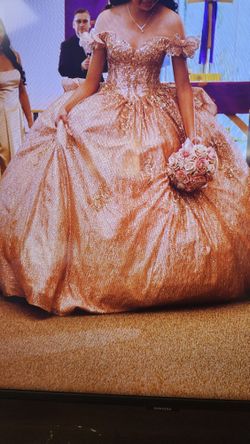 Beautiful 15 Dress. Rosgold