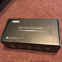 Anker Dual Display Universal Docking Station with DVI/HDMI (up to 2048 x 1152)
