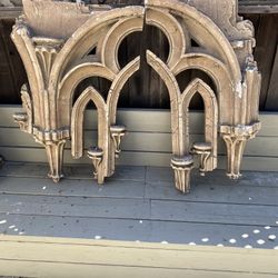 Gothic Cathedral Window Wall Decor (pair)