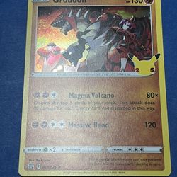 Groudon 017/025 SWSH: Celebrations Holo Rare - LP