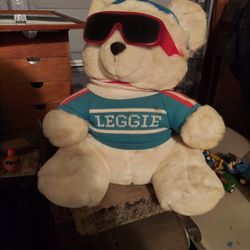 Vintage 1990s Belkie The Bear Skii Plush Bear