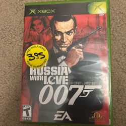 From Russia With Love 007 Xbox Game
