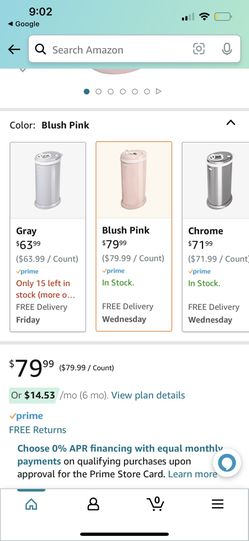 Ubbi Diaper pail