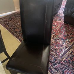 Leather Dining Table Chairs