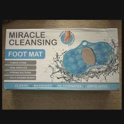 Miracle Cleansing Foot Mat With Pumice Stone