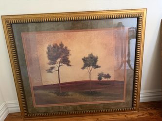 Large Tamara Wright Framed Wall Art – 38” x 32” – Moving Sale