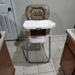 Table Fit Graco Feeding Chair 8 Height Positions Removable Washable Foos Tray Cupholder Wheels 