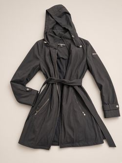 Karl Lagerfeld Paris Black Hooded Jacket XS