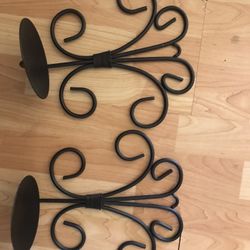 Iron Candle Wall Hanging