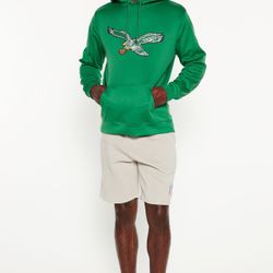 Philadelphia Eagles Vintage Hoodie KellyGreen XL