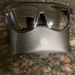 Bally Geometric Frame Sunglasses