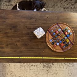 Wood Coffee Table 47.5x26 Inches