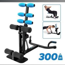 DEEP SQUAT WORKOUT MACHINE ADJUSTABLE GLUTES TRAINER EXERCISE FITNESS - BLUE