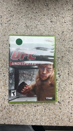 UFC UNDISPUTED 2009 XBOX 360