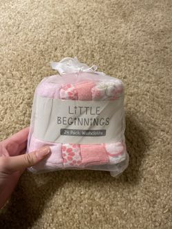 Baby Girl Washcloths !!
