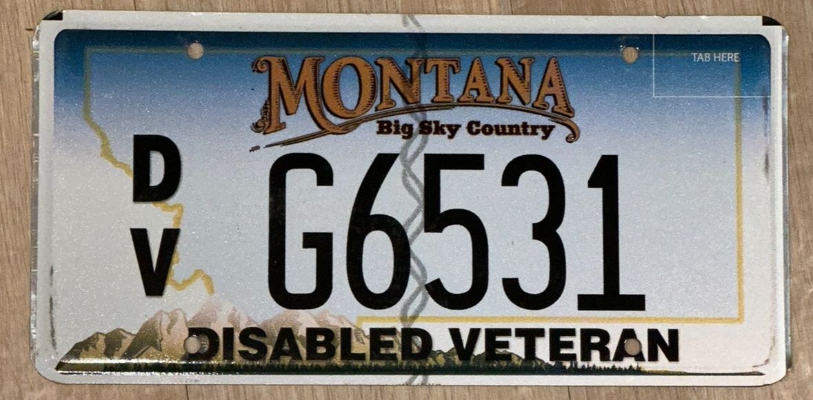 Montana License Plate