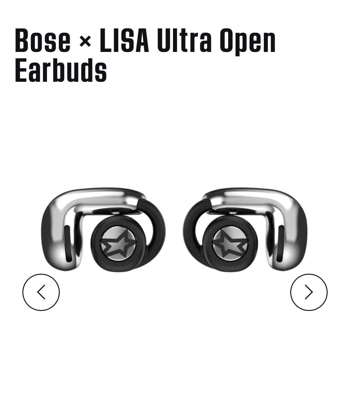 Bose x Lisa Ultra Open Earbuds *Opened*