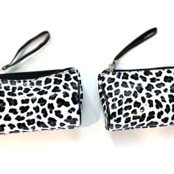 3 Compartment Zipper PU Leather Wristlet Brand New 2 Available