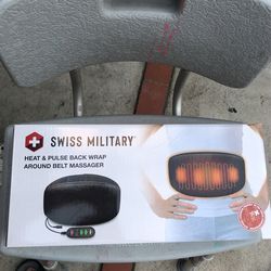Heat & Pulse Back Wrap Around Belt Massager