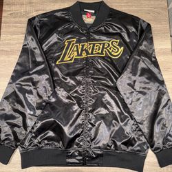 Michell & Ness Los Angeles Lakers Light Satin Jacket Men’s Large 