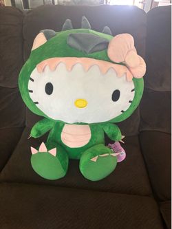 Hello Kitty 6.5" Inch Plush Doll in Dinosaur Clothes