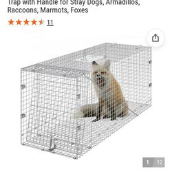 Animal Trap Cage For Cats, Dogs, Rabbits, Squirrels, Etc 191-303