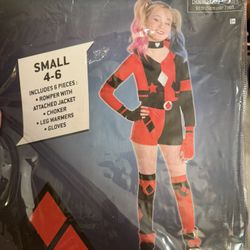 Harley Quinn Girls Costume