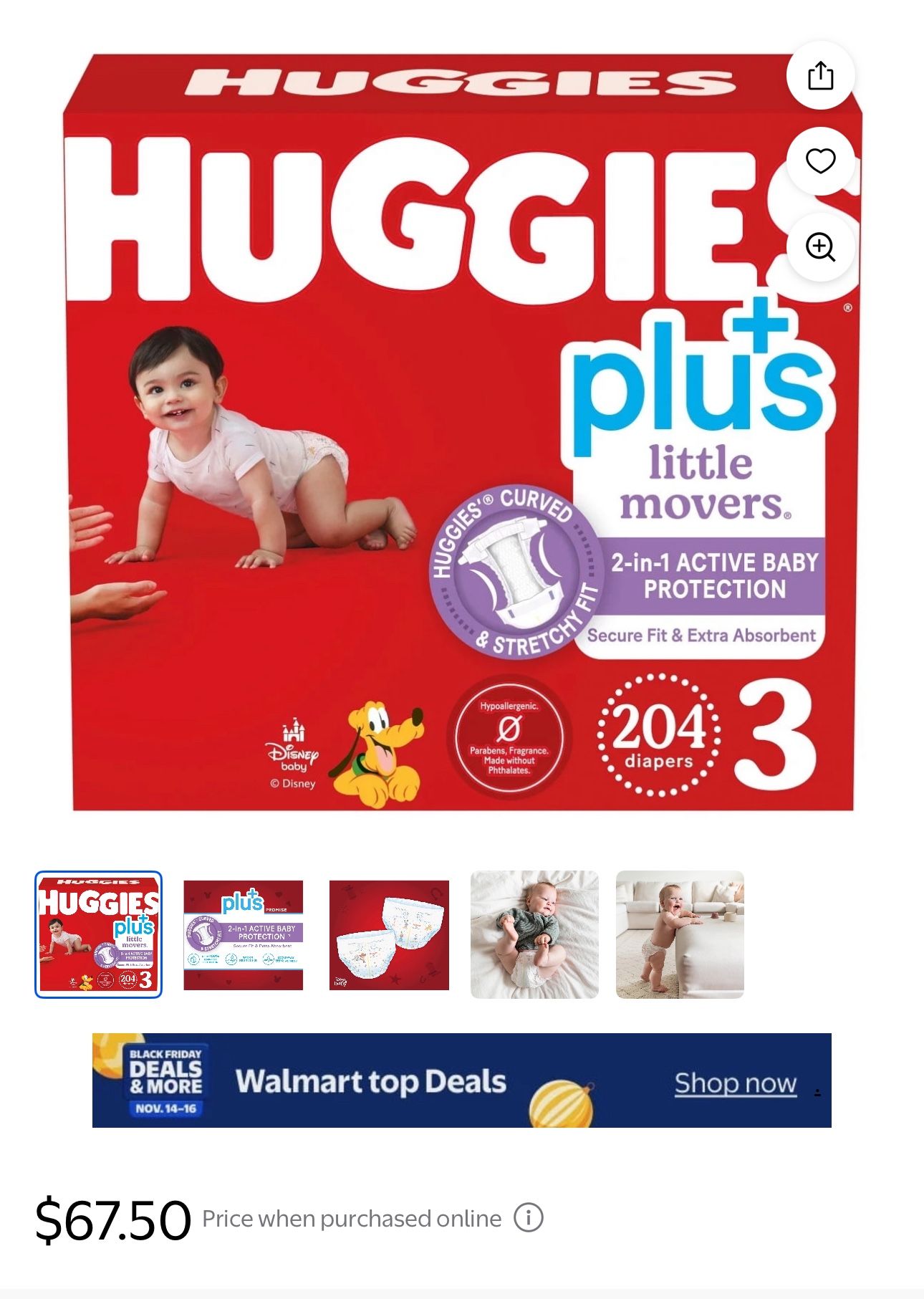 Size 3 Huggies Diapers