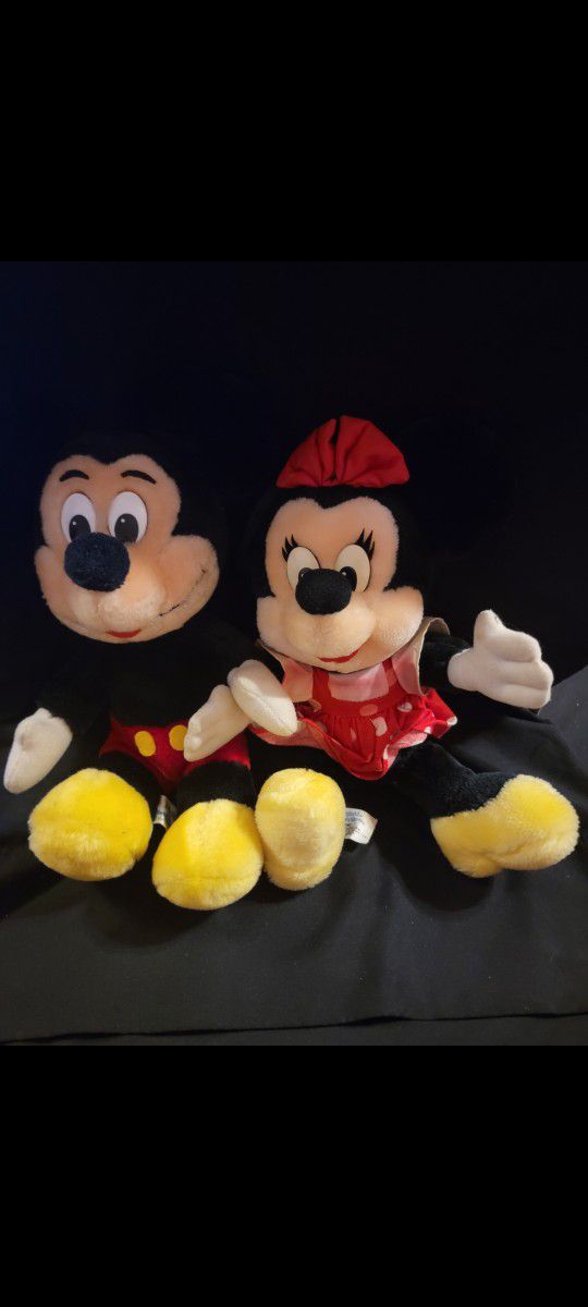 Mickey & Minnie Mouse/Plush/Disney