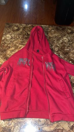 Red Angel Wings Hoodie
