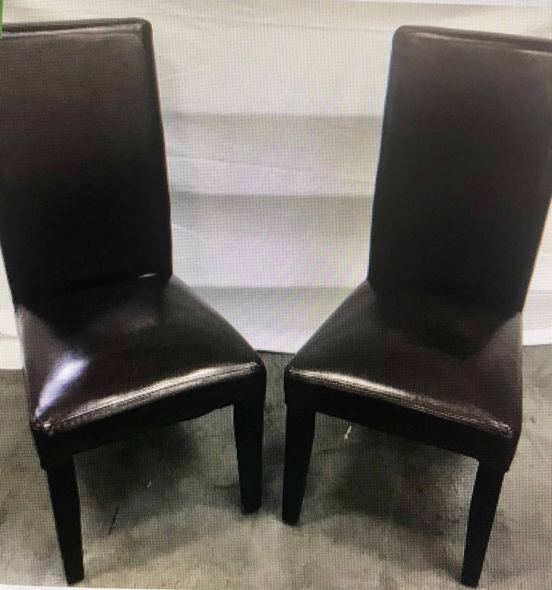 Pair of Brown Elegant Fourier Chairs