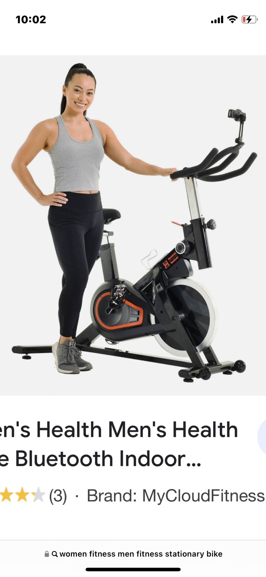 New In Box, Wide Cushiony Comfortable Seat . Women’s Health Men’s Health Cycle with Blue Tooth, Stationary Bike , New In Box . Make An Offer