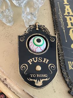Halloween Eyeball Doorbell Decoration