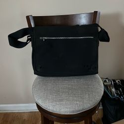 IKEA Black Messenger Bag 